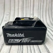 m002 D2(60) makita BL1860B マキタ 中古 純正 18V 6.0Ah Li-ion リチウムイオン バッテリー 充電 電動工具_画像3