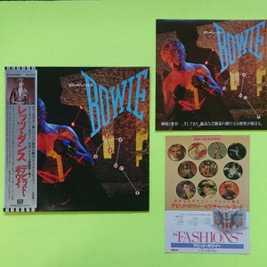 LP/デビッド・ボウイ〈レッツ・ダンス〉ディスコグラフィー、宣伝チラシ付