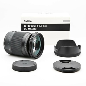 【実用品】SIGMA シグマ 18-300mm F3.5-6.3 DC MACRO OS HSM Contemporary C014 Canon EF-Sマウント 管:678