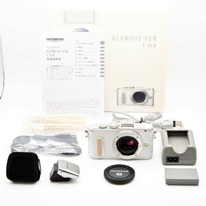 【美品】OLYMPUS オリンパス ミラーレス一眼 E-PL8 ボディー ホワイト 管:838