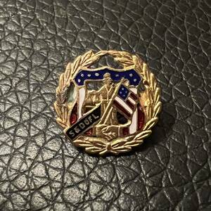  school college ring university emblem company chapter pin z40s badge /baji gold Vintage charm 50s antique memory pendant USA order high school school 