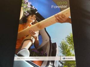 * Subaru catalog Forester USA 2010 prompt decision!