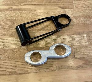 NITTO 便利ホルダー Lamp Holder 26.0-23.8㎜対応 MINOURA CS-500 ヘッドスペーサー装着型アクセサリーホルダー 日東 ミノウラ BLUE LUG