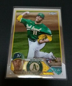 MLB 2023年topps Chrome 藤浪晋太郎(アスレチックス)ルーキーカード！No,97。