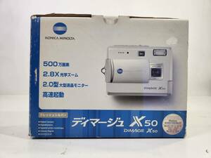 □[未使用品 当時もの]KONICA MINOLTA DiMAGE X50 コニカミノルタ ディマージュ