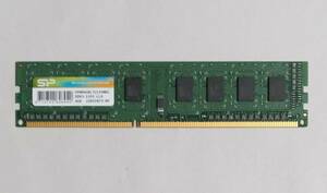 MB58-2【動作品】Silicon Power DDR3-1333 4GB×1枚【送料94円から】PC3-10600 デスクトップPC用 SP004GBLTU133N02 non-ECC Unbuffered