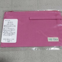 未使用●HEERA ヘエラ 抗菌防臭ＵＶカットグレー手袋17〜18cm Sサイズ●ピンクポーチ付ハイパーイオンAg+綿100%日焼け対策スマホ用指穴あり_画像5