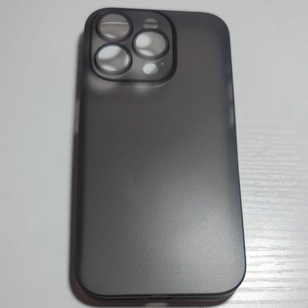 iPhone14pro 超薄型軽量カバー (ブラック)