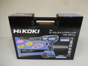 HiKOKI ハイコーキ 18V 2.0Ah コードレス インパクトレンチ FWR18DF(BG)