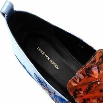 202312096 未使用品 DRIES VAN NOTEN/ローファー スリッポン【サイズ：35】水色×オレンジ 定価80300円 ドリスヴァンノッテン レディース_画像4