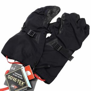 K0470S 新品 THE NORTH FACE/ゴアテックス シェルグローブ 手袋【サイズ：S】ブラック GUIDE SHELL GLOVE GORE-TEX レザー ノースフェイス