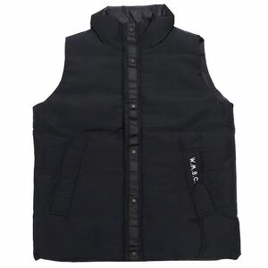 L04240W new goods White Mountaineering × TAION/ reversible down vest [ size :3] black W.M.B.C. White Mountaineering 