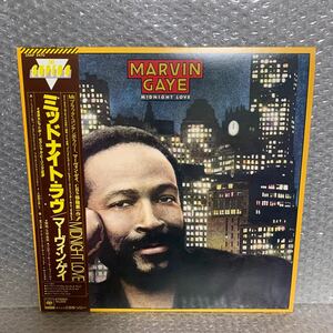 ☆帯付LPレコード☆ミッドナイト・ラヴ　マーヴィン・ゲイ　MARVIN GAYE MIDNIGHT LOVE 【150】