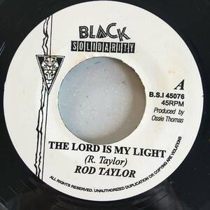 Rod Taylor - Scientist / The Lord Is My Light - King Tubby's Mandate　[Black Solidarity - B.S.I. 45076]