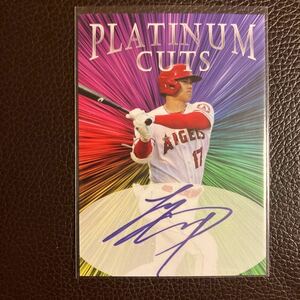 【超希少】大谷翔平　PLATINUM CUTS プリントサインカード　限定品　残りわずか