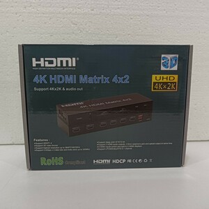 HDMI 切替器 分配器 マトリックス 4入力 2出力 y1101-1