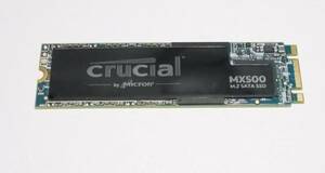 Crucial　MX500　250GB　M.2 SATA SSD　動作品　使用時間少　即決　送料無料