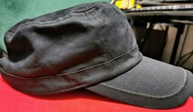 AVIREX ワークキャップ キャップ 帽子 メンズ 大きいサイズ 大きい アヴィレックス アビレックス BIG SIZE 62 63 64 ブラック 黒 シワあり_画像3