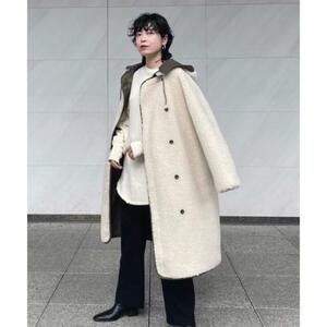 ETRE TOKYOetore Tokyo boa coat reversible 