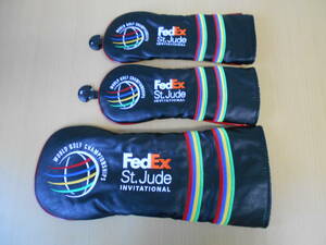 ■PGA TOUR　WGC　FedEx　St.Jude招待　3本　DR×1　UT×2　ブラック　新品■