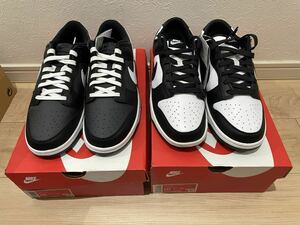 NIKE DUNK LOW レトロ パンダ ブラックパンダ 2足セット 28cm