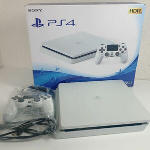 SONY PlayStation4CUH -2200A B02 500GB ホワイト プレイステーション4 通電確認済み N