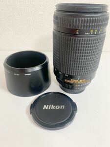 Nikon レンズ AF NIKKOR 70-300mm 4-5.6D レンズフード キャップ ニコン カメラレンズ 動作未確認 IK