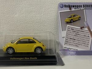 京商 1/64 フォルクスワーゲン ニュービートル イエロー KYOSHO Volkswagen NEWBEETLE VW