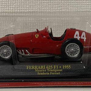 アシェット 1/43 フェラーリ 625 F1 1955 レッド #44 Hachette Ferrari Maurice Trintignant Scuderiaの画像1