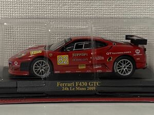 アシェット 1/43 フェラーリ F430 GTC 2009 レッド #82 Hachette Ferrari 24h of Le Mans