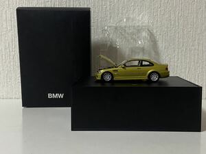 ディーラー特注 1/43 BMW M3 クーペ E46 フェニックスイエロー ゴールド 非売品 限定品 カラーサンプル