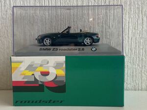 ディーラー特注 1/43 BMW Z3 ロードスター 2.8 ダークグリーンⅡ カラーサンプル ROADSTER 非売品