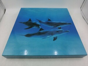 BO【AA-002】【80サイズ】▲OCEAN BLUE/オーシャンブルー/CD-BOX/8枚組/解説書付き/ヒーリングCD/※収納BOXに傷みあり