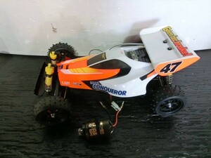 【KM10-48】【100サイズ】TAMIYA タミヤ/1/10 テラ コンカラー 4WD/ラジコン/ジャンク扱い/※傷・汚れ有