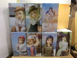 【HW58-23】【140サイズ】未開封/ラブライブ！シリーズ EXQフィギュア 7点セット/※外箱傷み・タバコ臭有り