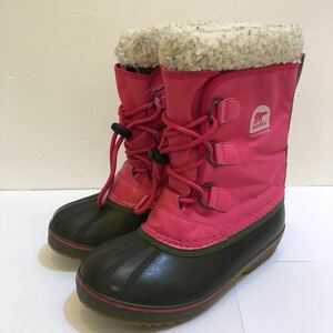 SOREL ソレル スノーブーツ ウィンターブーツ ピンク 23cm 191455309845 WATERPOOF