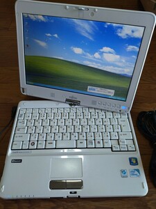 ■WindowsXP■ intel 900 2.20GHz メモリ 4GB HDD250GB Bluetooth 画面回転 タッチパネルoffice2007 FUJITSU FMV-BIBLO MT/E50 電源付