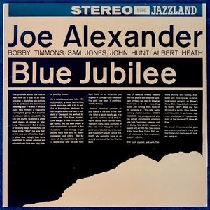 Joe Alexander Blue Jubilee US盤 JLP-923 ジャズ