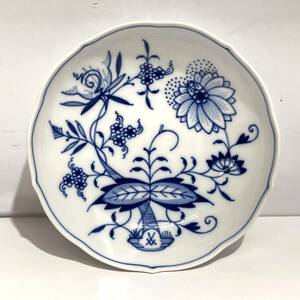 (志木)【極美品】Meissen/マイセン Blue Onion ブルーオニオン 銘々皿 小皿 ディッシュ 陶磁器 