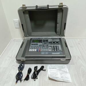  rare! beautiful goods! case attaching Roland A-6 VIDEO Canvas digital multi audio station animation editing machine DJ equipment sampler operation goods 