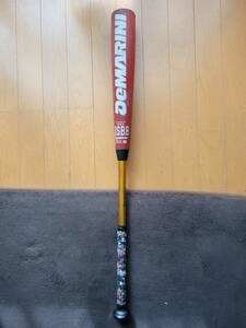 DeMARINI (ディマリニ) 軟式バット 84cm/6.9cm 740g レッド×ゴールド K-POINT JRSKP8474