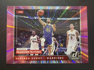 Stephen Curry 2021 Donruss PINK LASER Franchise Features Ft. Zion Williamson NBAカード 