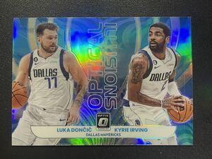 Luka Doncic Kyrie Irving 2022 Optic HOLO Optical Illusions Insert NBAカード