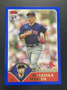 最新 SP! 吉田正尚 2023 Topps Archives VARIATION Blue Rookie Card MLBカード Masataka Yoshida 