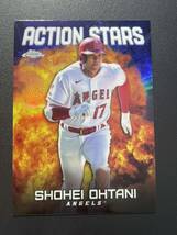 大谷翔平 2023 Topps Chrome Action Stats Refractor リフラクター Shohei Ohtani MLBカード mo_画像1