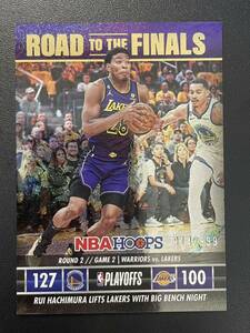 999枚限定 八村塁 2023 NBA Hoops SPARKLE Road to the Finals Insert Game 2 Warriors vs Lakers Rui Hachimura NBAカード