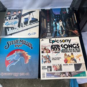 レコード　レトロ　少年隊　布袋寅泰　　STEVEMILLER BAND 80年代音楽総集編　邦楽洋楽レコード