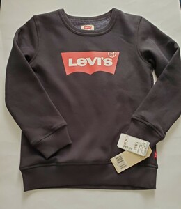 新品タグ付き☆子供用　Levi's　トレーナー　黒 　115cm　キッズ　裏起毛　リーバイス