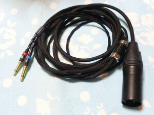 MEZE 99 final D8000 for MOGAMI 2944 XLR connector 4 pin 200cm length .3.5mm mono ×2 Denon AH-D9200 AH-D7100 FOCAL STELLE SONOROUS