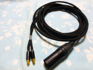 SHURE SRH1840 SRH1540 SRH1440 用ケーブル MOGAMI 2534 XLRコネクタ 4ピン 300cm かなり長め ( 6.3mm 3.5mm XLR 3ピン×2 カスタム可)